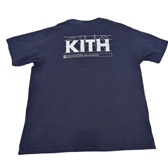 KITH Figure K Short Sleeve Men's T-Shirt Blue Size XXL - Picture 2 of 11